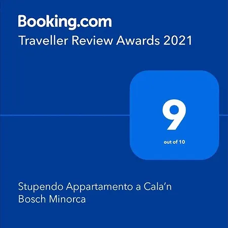 Apartman Stupendo A Cala'n Bosch Minorca Cala en Bosch