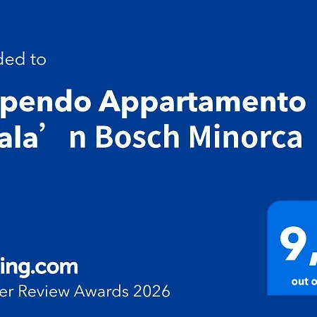 Stupendo A Cala'n Bosch Minorca كالا ان بوسش